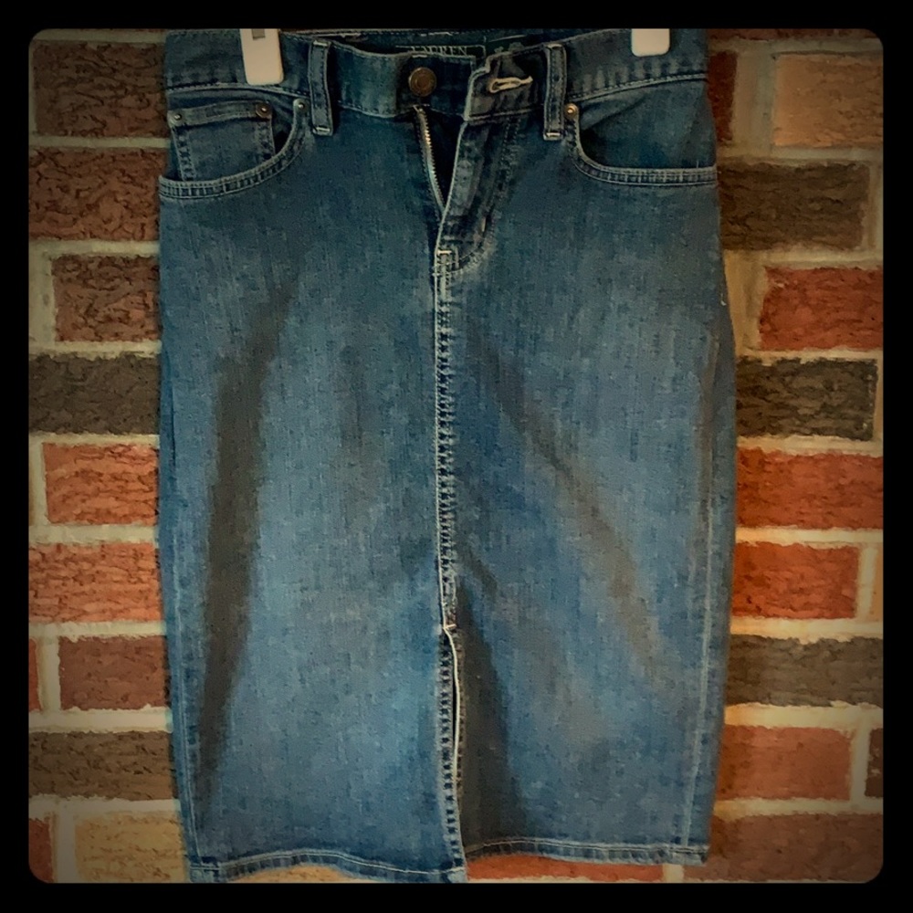 Lauren denim skirt